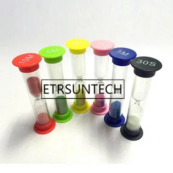 

50sets 30second/1minute /2minutes /3minutes /5minutes /10minutes Colorful Hourglass Sandglass Sand Clock Timers
