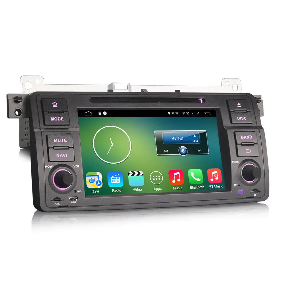 Excellent 7" Android 9.0 Pie OS Car DVD Multimedia Navigation GPS Radio for Rover 75 1999-2005 with External DAB+ Receiver Box Support 1