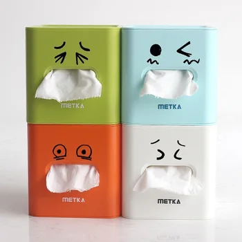 

Creative Simple Roll Paper Tube Toilet Roll Tray Living Room Home Desktop Roll Paper Box Plastic Cute Tissue Box b