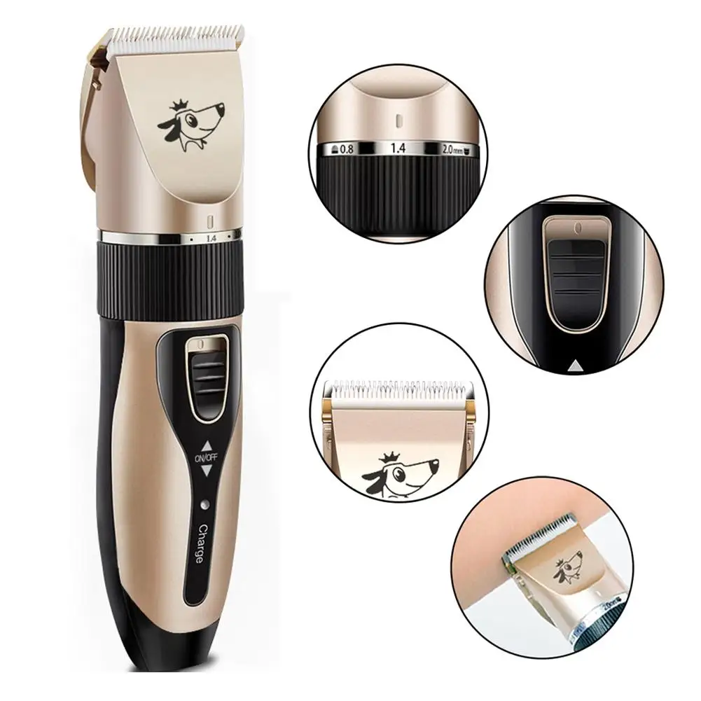 

Pet Electric Clipper USB Hairdressing Set Dog Shaving Charging Electric Machine Cleaning Supplies Safety Noise Reduction