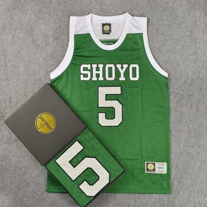 HipJazer Slam Dunk косплэй Shoyo 4# Kenji Fujima Баскетбол Джерси для мужчин баскетбольный костюм с шорты для женщин - Цвет: 4