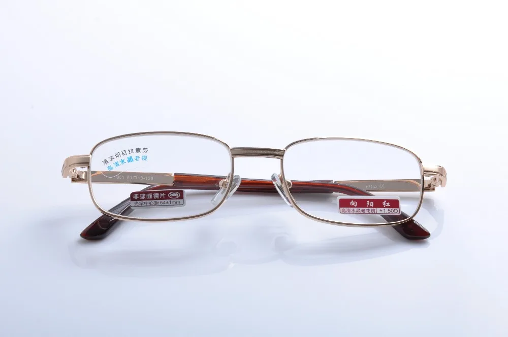 Модные мужские и женские металлические очки для чтения с прозрачными кристаллами+ 1,0+ 1,5+ 2,0+ 2,5+ 3,0+ 3,5+ 4,0+++ oculos de leitura EV1383