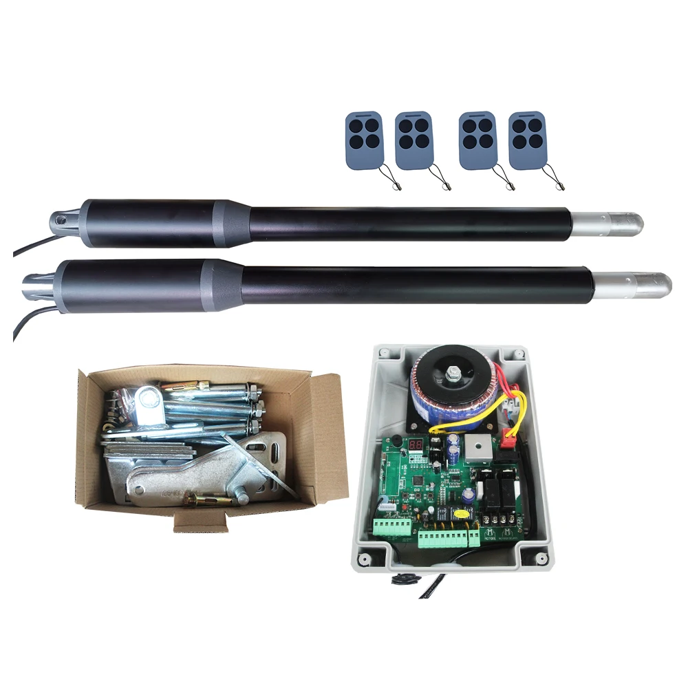 US $269.40 DC24V Actuators For Swing Gates With Transformer Max Single Leaf Length 2meters For AC220V Or AC110V Automatic Swing Gate Opener
