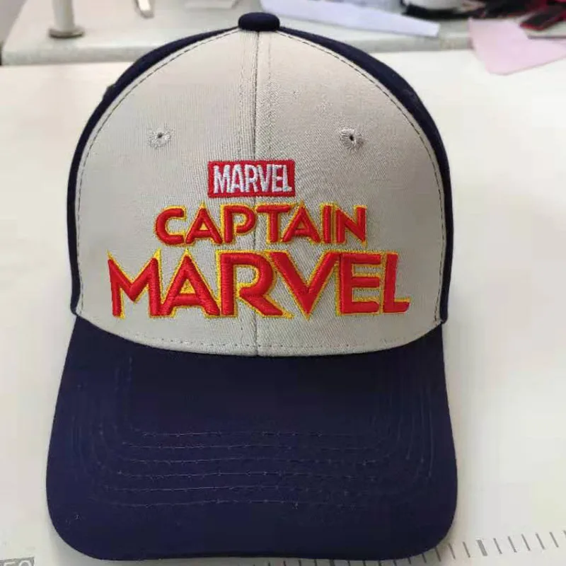 Косплей Марвел Капитан шляпа для девочек Carol Danvers Кепка s Мужская бейсболка шапки для мальчиков круглая Кепка унисекс Регулируемая - Цвет: Hat 2