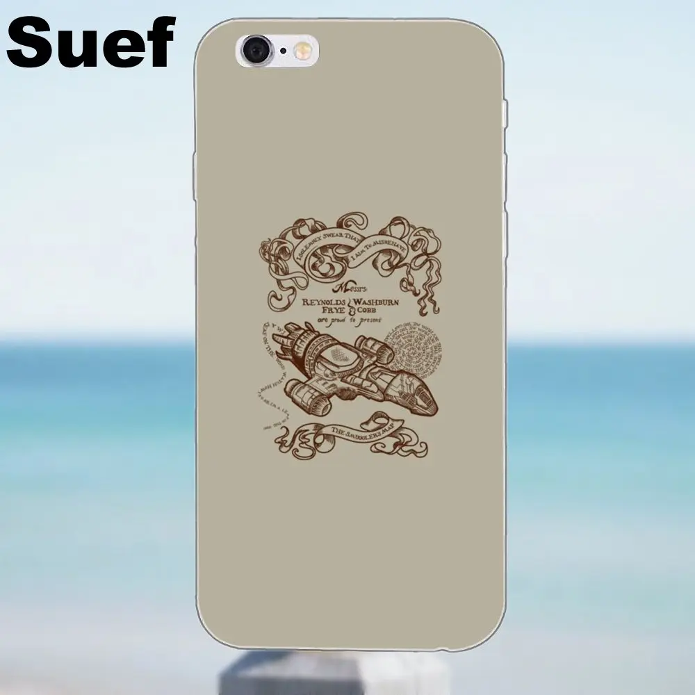 Suef Marauders карта для iPhone 4 4S 5 5S 5C SE 6 6S 7 8 Plus X Samsung Galaxy A3 A5 J1 J3 J5 J7 2016 2017 TPU чехлы