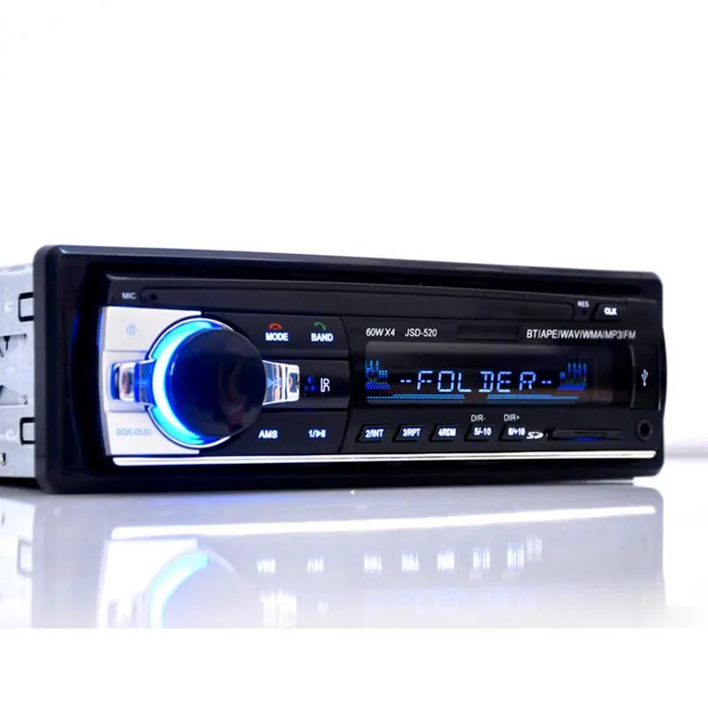 В тире 1 Din 12 стерео радио Bluetooth MP3 плеер fm-модулятор Aux Вход приемник SD USB MMC WMA