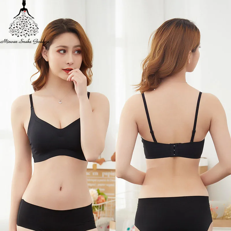 Бесшовные бюстгальтеры для женщин, отжимать Bralette Soutien Gorge Femme, без косточек, Soutien Gorge Femme, комфортное нижнее белье, подтягивающий бюстгальтер