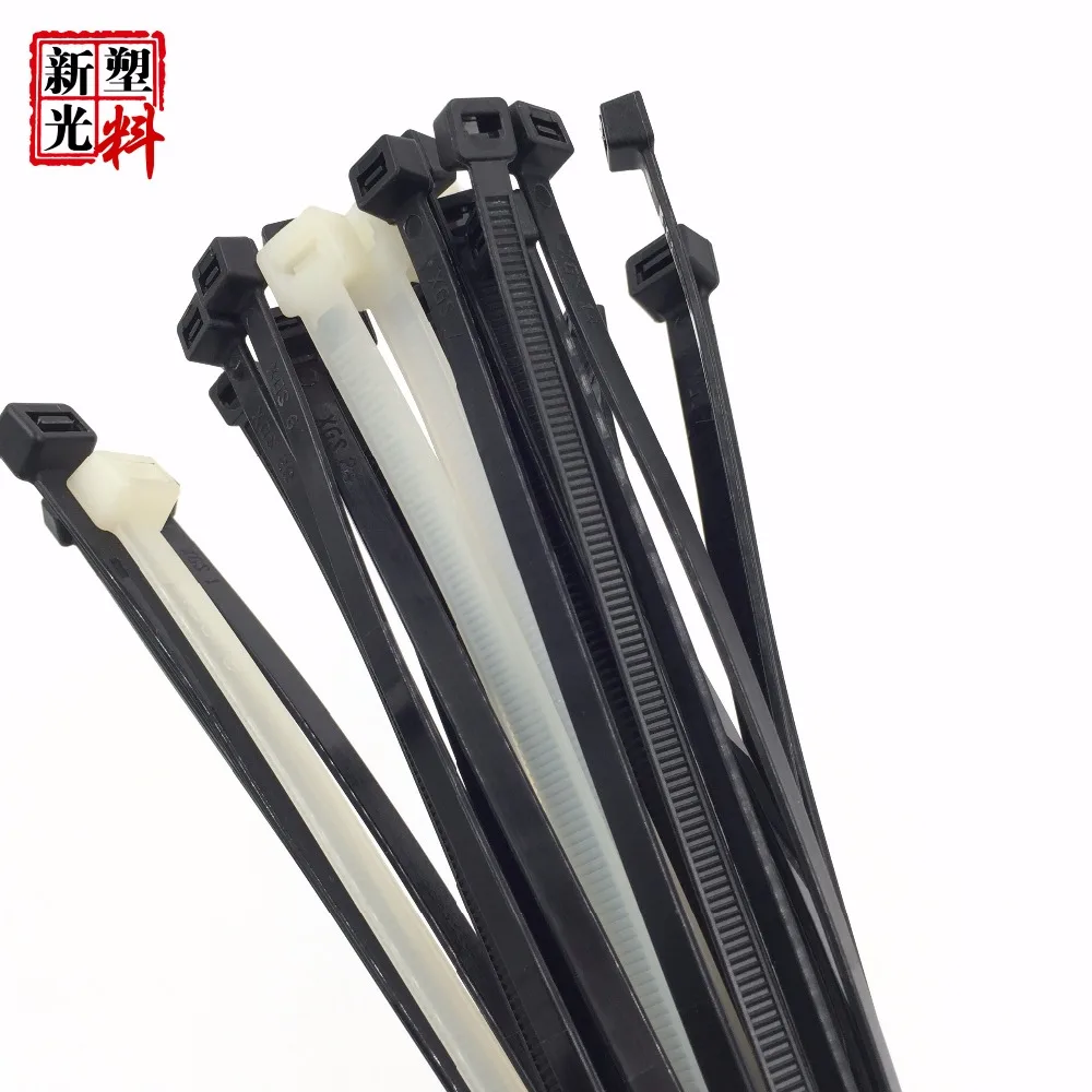 

300Pcs/pack 3*100 3*150 4*200 Industrial Supply Fasteners & Hardware Cable Plastic Nylon Cable Ties,Wire Zip Tie