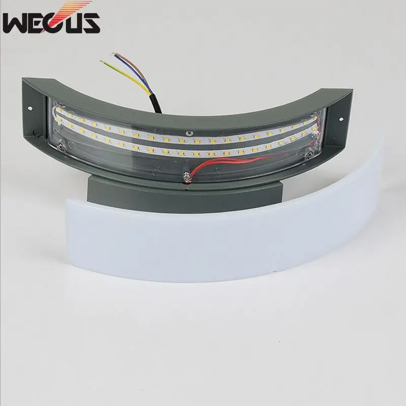 Outdoor waterproof LED wall lamp, die-cast aluminum wall lamp