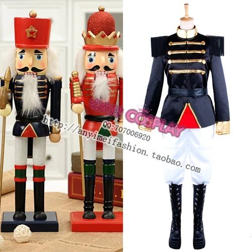 The Nutcracker puppet costume adult stage costume Imperial Guard uniform military uniform adult cosplay costume