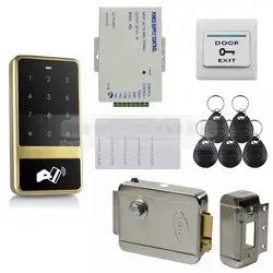 125 КГц RFID Reader Сенсорная Панель Клавиатуры Пароль Дверь Контроля Доступа Системы Безопасности Kit