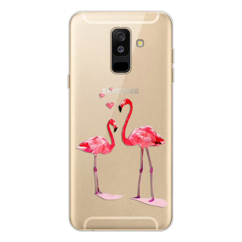 Чехлы Geruide para Для samsung Galaxy A6 plus a6+ Dual SIM pintado telefono caso samsung Galaxy A6 a6