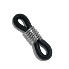 DoreenBeads 40 резиновый петельный конец инструменты для наращивания волос для очков держатель цепочки и ожерелья цепь 20x6 мм