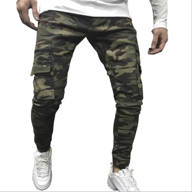 New Men Cotton Sweatpants 2018 Camouflage Pocket Style Gyms Fitness Casual Fashion Slim Trousers Male Jogger Brand Pants New Men Cotton Sweatpants 2018 Camouflage Pocket Style Gyms Fitness Casual Fashion Slim Trousers Male Jogger Brand Pants