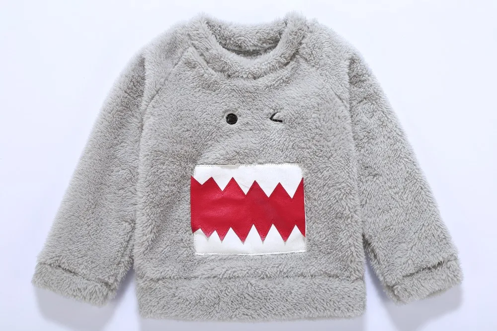 Toddler Infant Baby Boy Bear Fleece Tops Girl Clothes Animal Winter