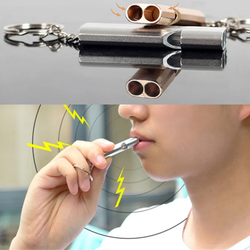 

Pet Dog Training Wear Whistle Two-tone Ultrasonic Flute German Shepherd Training Whistle Cats Birds Training Tool