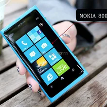 Восстановленный разблокированный Nokia lumia 800 мобильный телефон с 3,7 дюймовый сенсорный экран, Wi-Fi, MP3 8MP 16 Гб Встроенная память Windows/