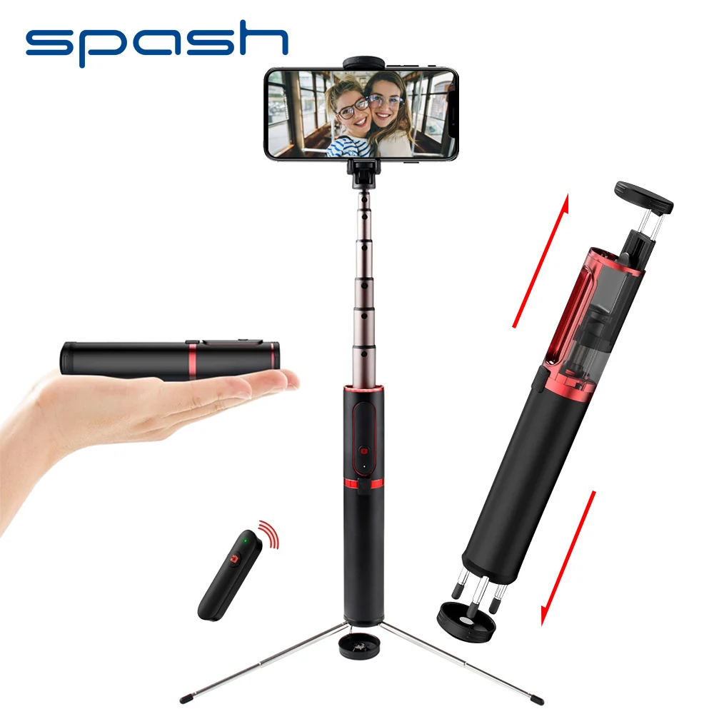 Spash селфи палка Bluetooth Портативный Ручной мини штатив 3 в 1 monopod selfiestick для iPhone samsung huawei Xiaomi Android