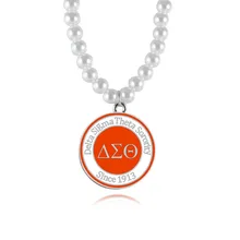 Delta Sigma Theta Sorority collar de perlas DST desde 1913 collar de la joyería red