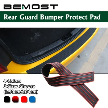 

BEMOST For Tesla Model X Model S Car Styling Rubber Rear Guard Bumper Pad Cover The Scratch Decoration Sticker Auto Accessories