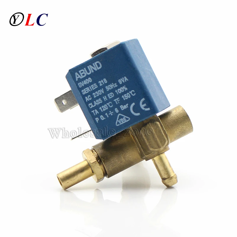 AC 220 V 50Hz 3 Way Медь электромагнитный клапан бытовой Приспособления электромагнитные водяной клапан