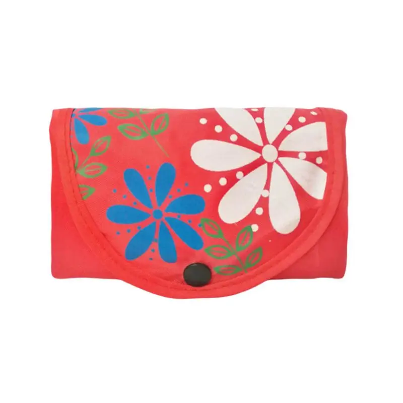 1 шт. Портативная сумка из ткани Оксфорд, складная сумка для покупок, Экологичные многоразовые сумки - Цвет: red