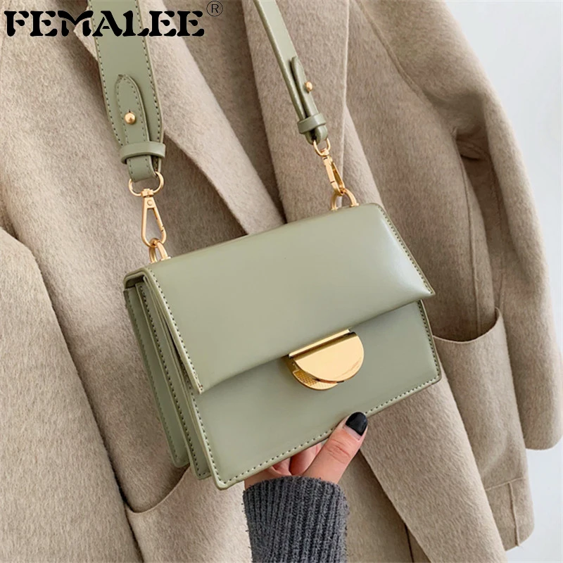 

FEMALEE Office Lady Vintage Fashion bag 2019 New Quality PU Leather Solid Women's Designer Handbag Female Portable Shoulder Bags