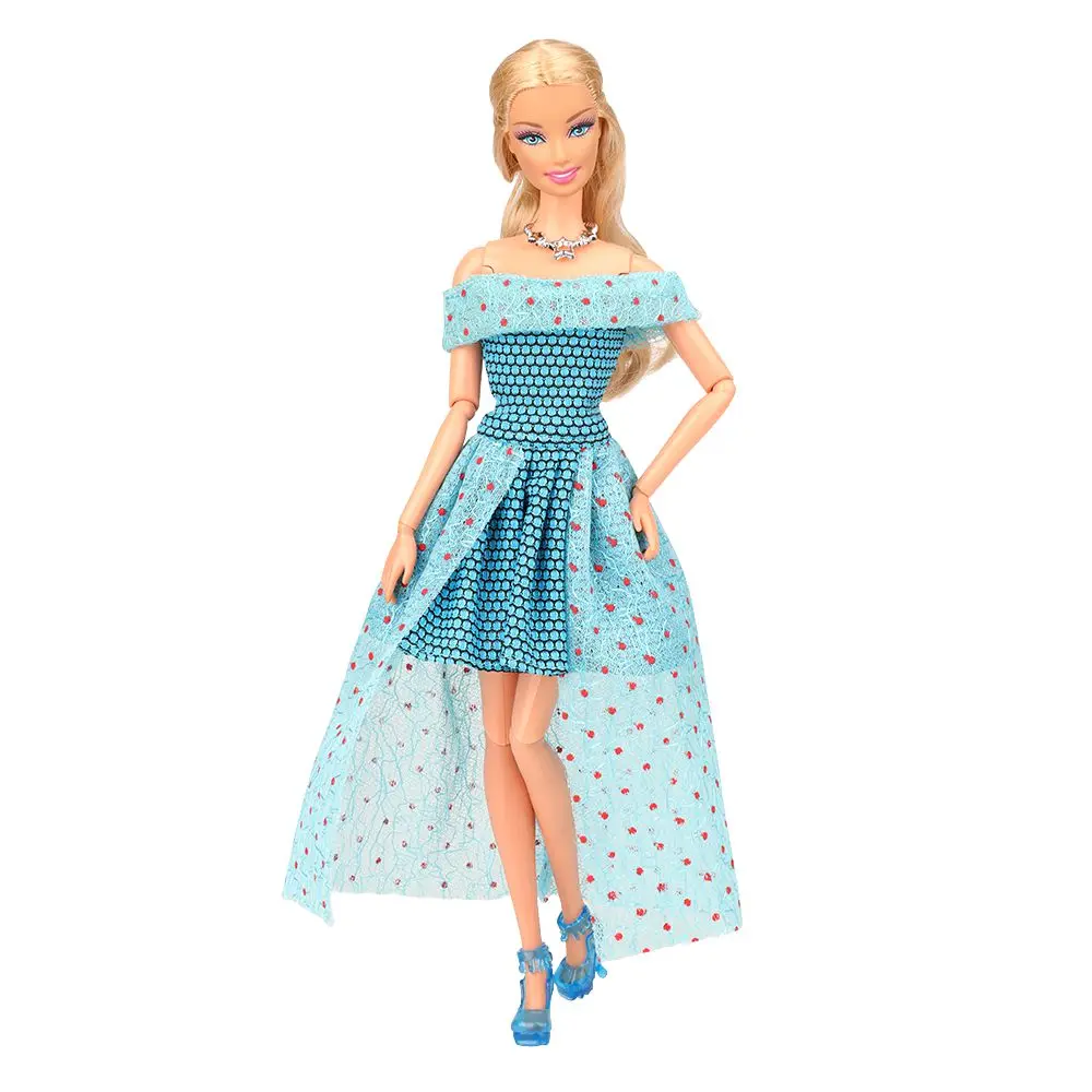 

Newest fashion handmade beautiful doll clothes evening party dresses things for barbie doll best birthday gift toys for Children