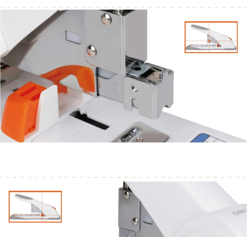 Deli сверхмощный степлер офисная прищепка машина трудовая экономия степлер 15-120 Количество листов Papeleria Y Oficina связывания поставки