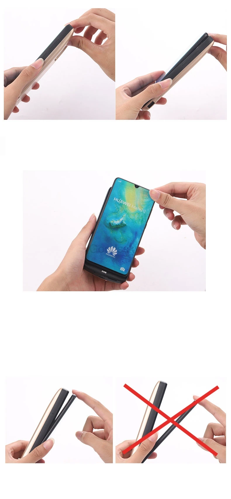 Силиконовый противоударный чехол для зарядного устройства для huawei mate 20X, чехол для зарядного устройства с мягкой рамкой, внешний тонкий чехол-подставка для зарядного устройства USB