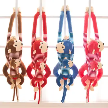 

Fad Long Arm Hanging Monkey Plush Baby Toys Stuffed Animals Soft Doll Kids Toys Birthday Holiday Gift For Kids