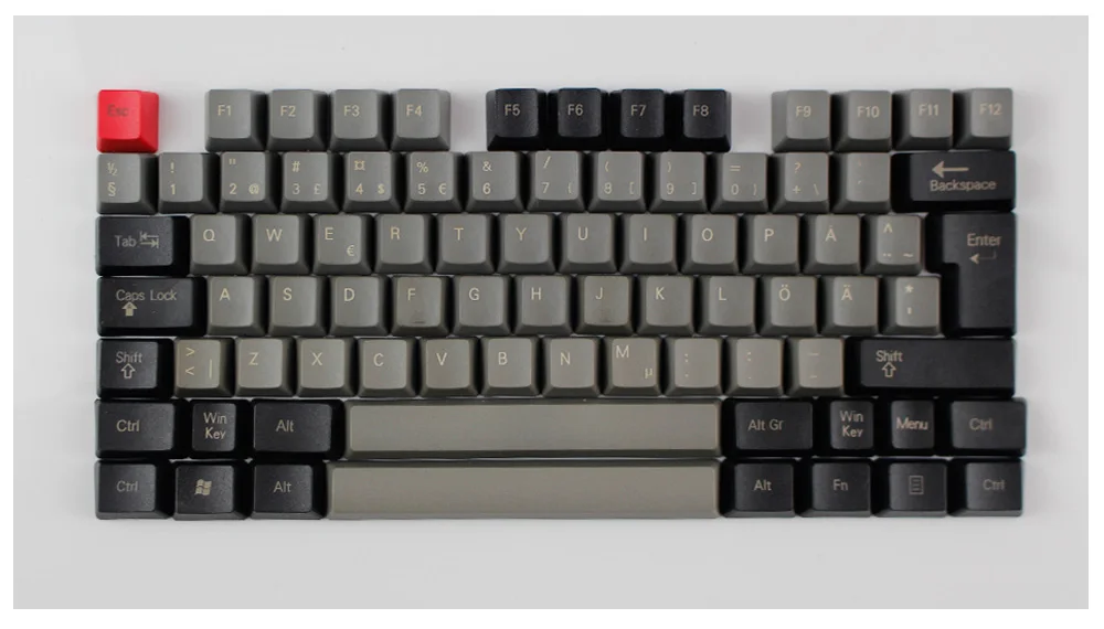 Топ печатных pbt keycaps нордическая раскладка iso oem профиль для usb игровая механическая клавиатура