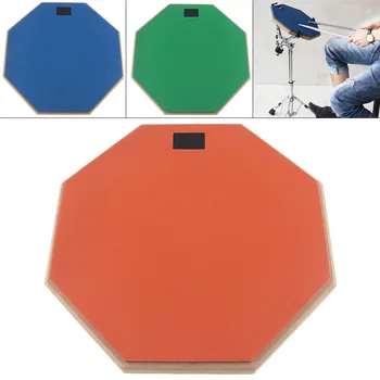 

8 Inch/12 Inch Rubber Wooden Dumb Drum Training Practice Drum Pad for Jazz Drums Exercise with 3 Colors Optional