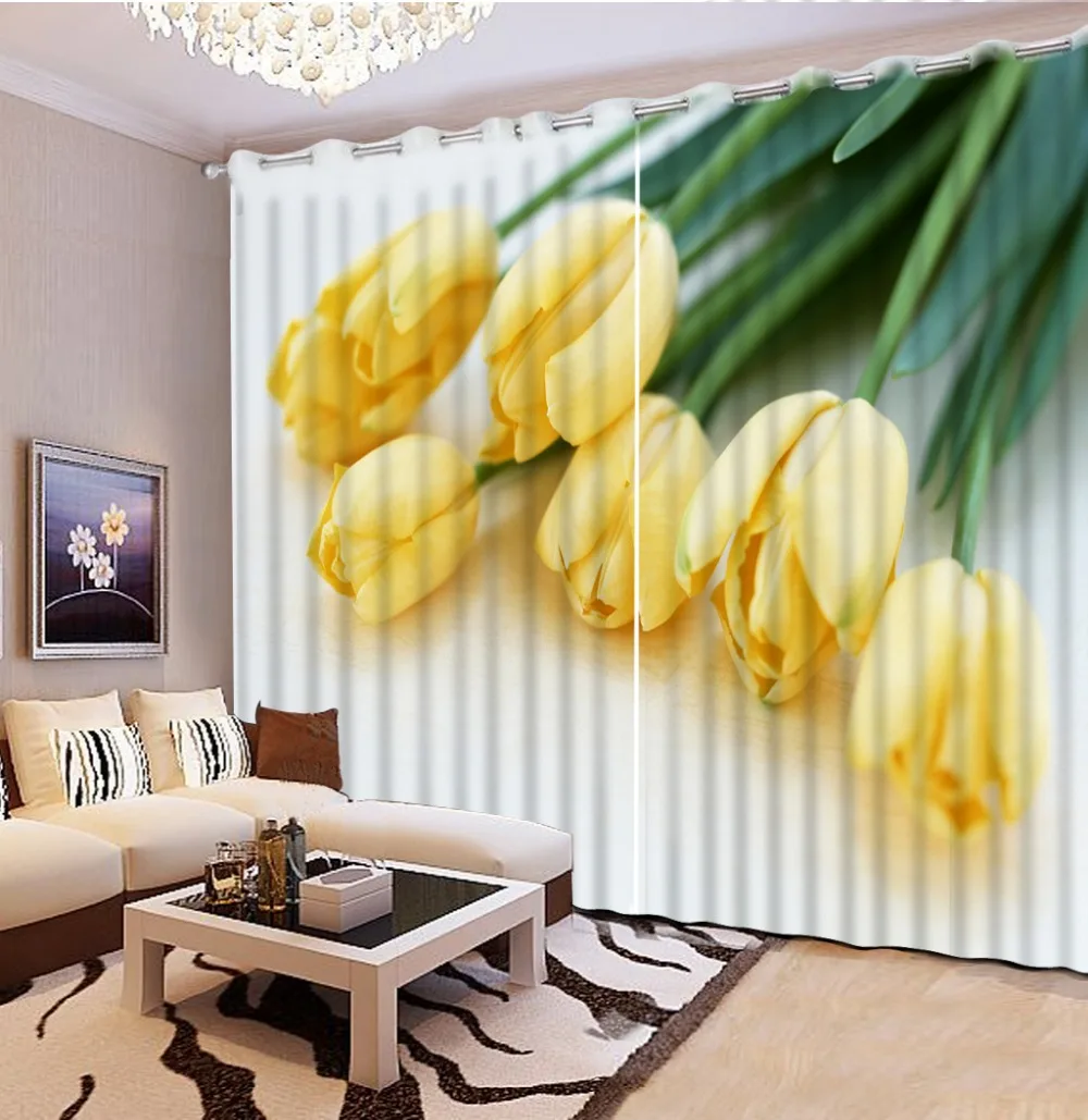 Top Klasik 3D Gaya Eropa Rumah Kamar Tidur Dekorasi Bunga Bunga Lily
