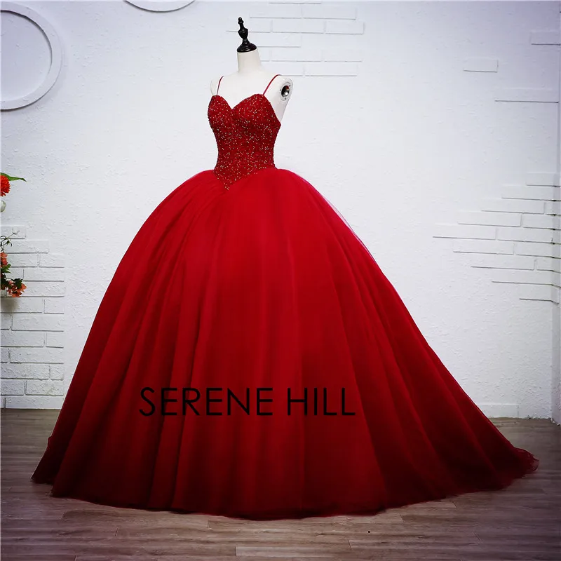 Red Wedding Dresses with Bling