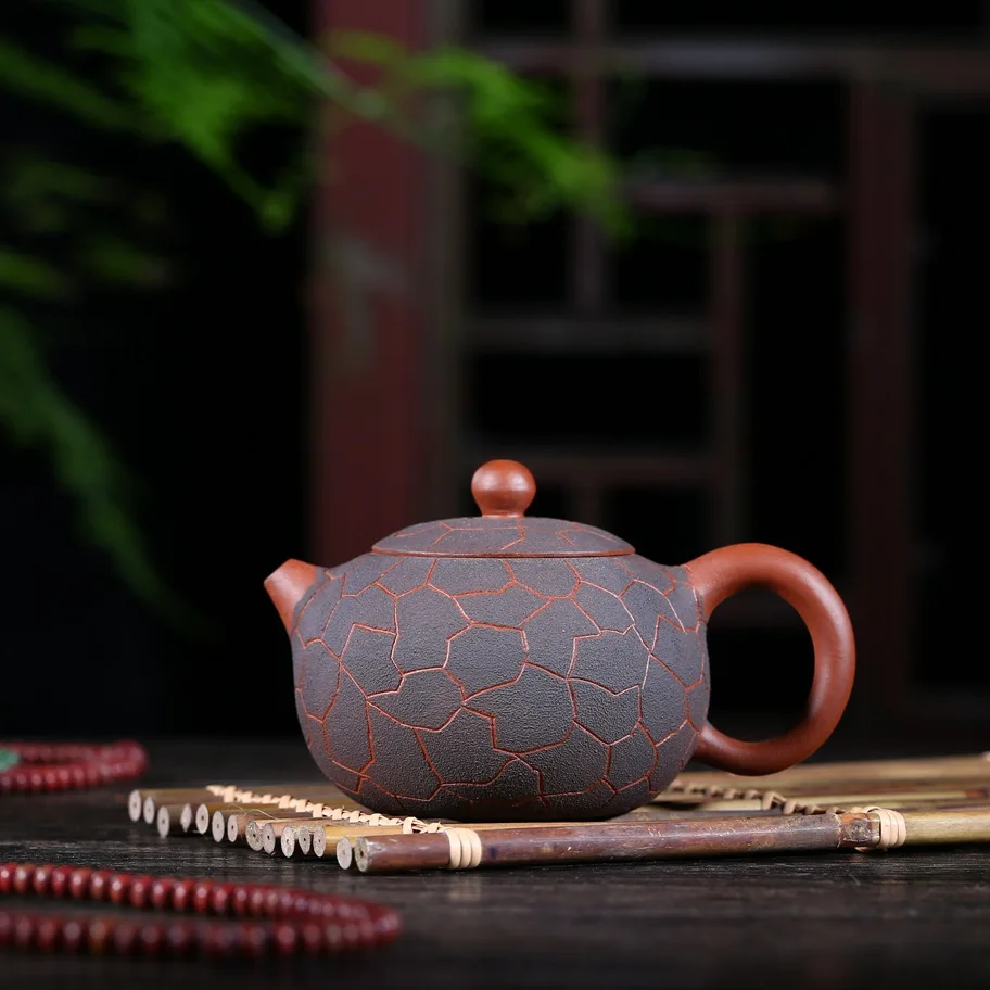 

Purple Zisha teapot wholesale Yixing raw kung fu teapot ice cream Xi Shi pot traditional handmade teapot gift customization