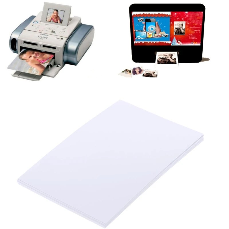 

20Sheets 4"x6" High Quality Glossy 4R Photo Paper 200gsm for Inkjet Printers