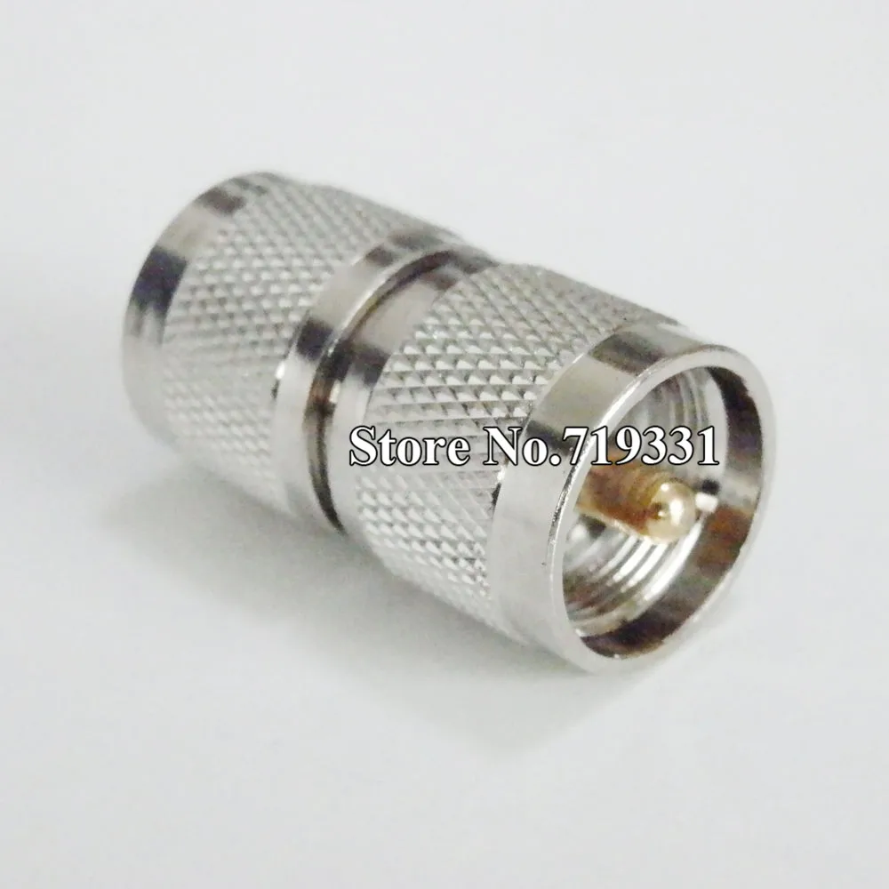 

New UHF PL259 Male To UHF PL-259 Male Plug RF Coaxial Adapter Connector