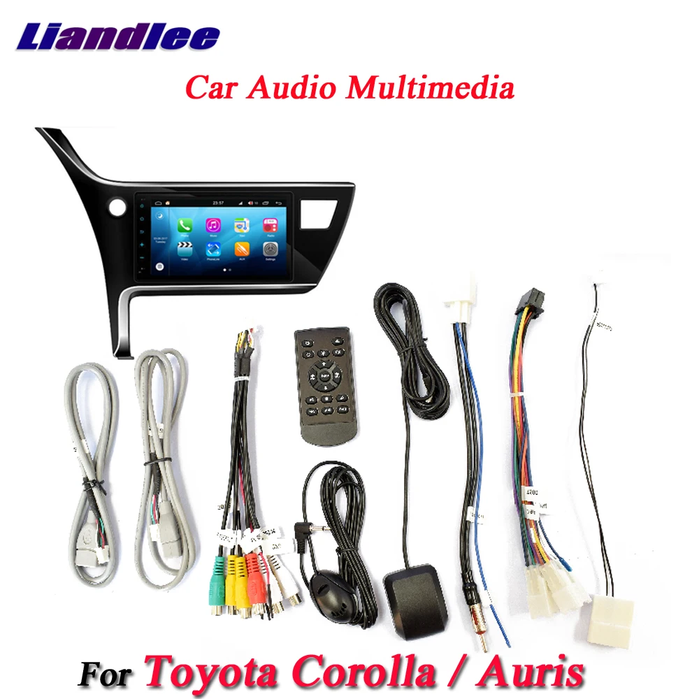 Cheap Liandlee For Toyota Corolla / Auris 2018 Stereo Car Radio Camera FM Wifi BT GPS Map Navi Navigation Android System NO DVD Player 3