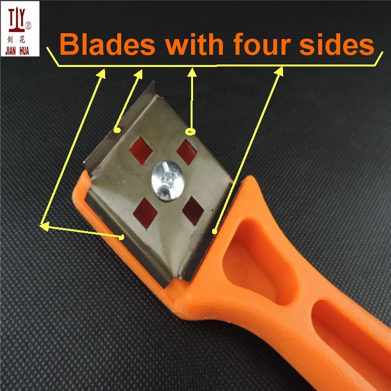 PE Scraper Plastic Pipe Scraper Blade With Four Sides putty knife scraper paint scraper