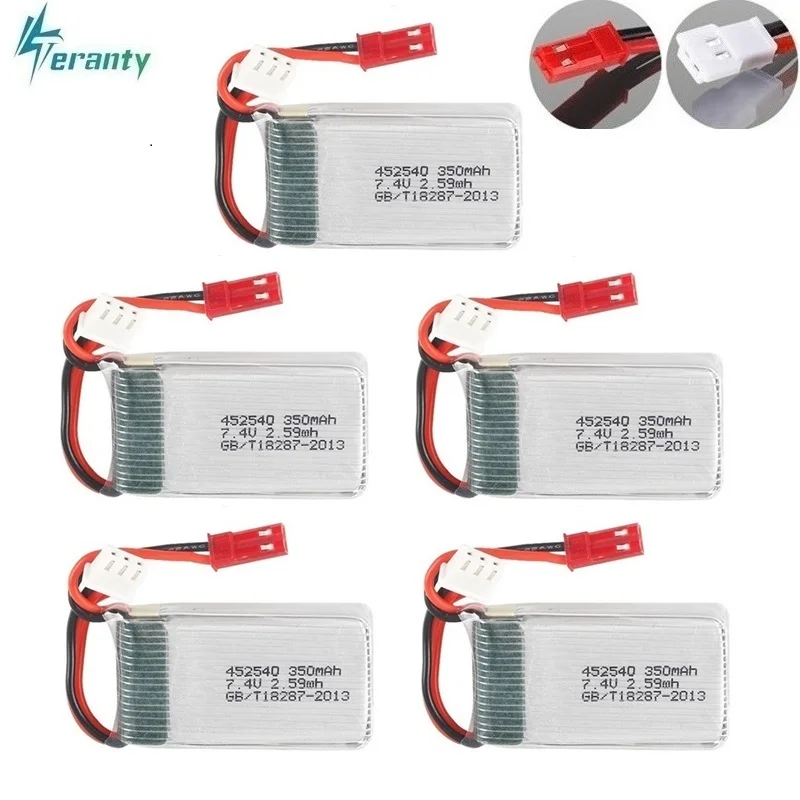 2s 7 4 v 350mah 35C Lipo аккумулятор для MJX X401H X402 JXD 515 515W 515V RC Mini FPV Дрон Квадрокоптер
