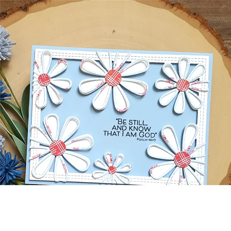 

Eastshape Flower Metal Cutting Dies Daisies Cover New 2019 Craft Dies Scrapbooking Album Embossing Frame Die Cut Decoration