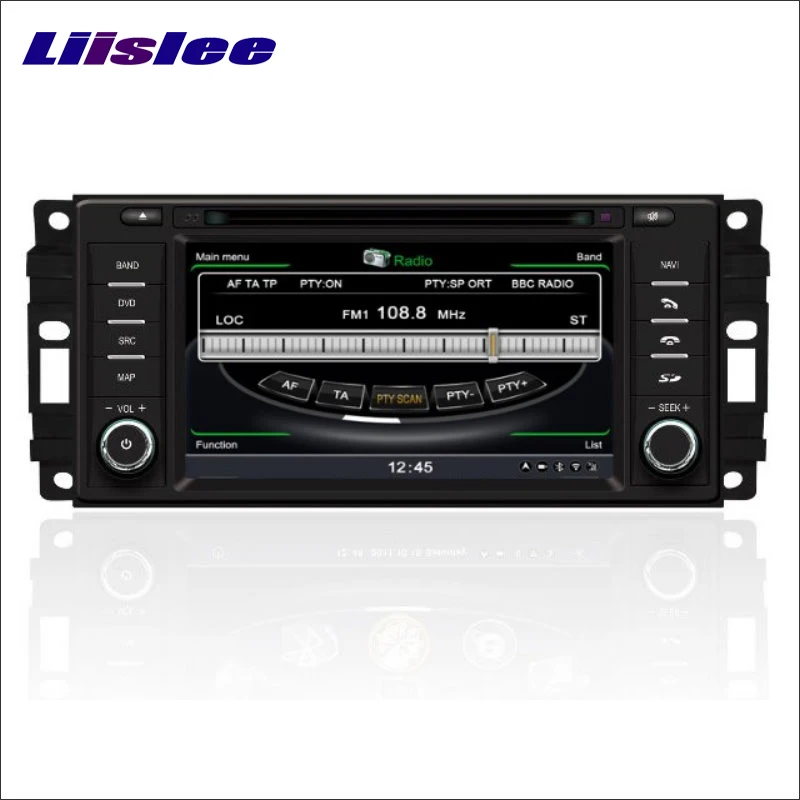 Sale Liislee Car GPS Nav Navi Navigation For Jeep Compass 2008~2013 Radio Stereo TV CD DVD iPod Bluetooth HD Screen Multimedia System 2