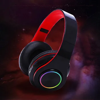 

Wireless Headset Bluetooth 5.0 Stereo Over Ear Foldable Headphones Built-in Mic Noise Reduction HD Sound Headphone G2