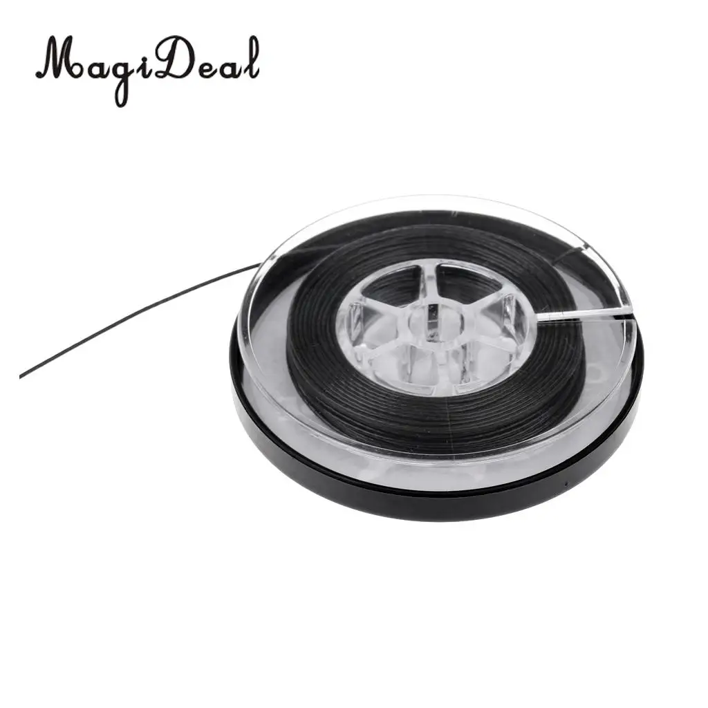 MagiDeal Carp Fishing Line Coated Hook Link Quick Sinking Braided Line Prevent winding coating Powerful with high strength