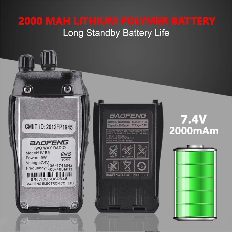 BaoFeng UV-B5 Walkie Talkie New Hot Sell UV B5 Dual Band Vhf 136-174MHz&Uhf 400-470 MHz Small Mini LCD Screen UVB5 Two Way Radio BaoFeng UV-B5 Walkie Talkie New Hot Sell UV B5 Dual Band Vhf 136-174MHz&Uhf 400-470 MHz Small Mini LCD Screen UVB5 Two Way Radio