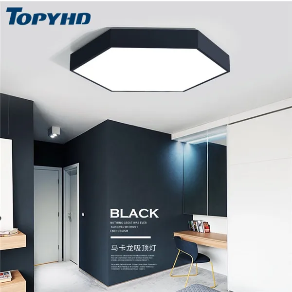 

LED Ceiling Lights Modern Lamp Nordic Simple Hexagonal Remote Dimmable Contro For Study Living room Bedroom Living Room Lighting