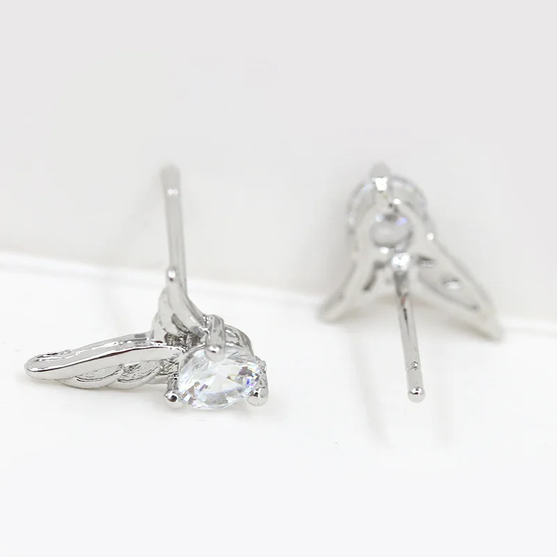 Женские серьги гвоздики в форме Ангельского крыла|fashion stud earrings|stud earringsear earrings |