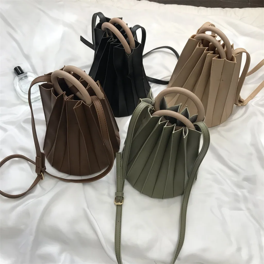 Женская Ретро однотонная кожаная сумка-тоут, сумка-мессенджер, пляжная сумка, летние женские сумки через плечо, одноцветные