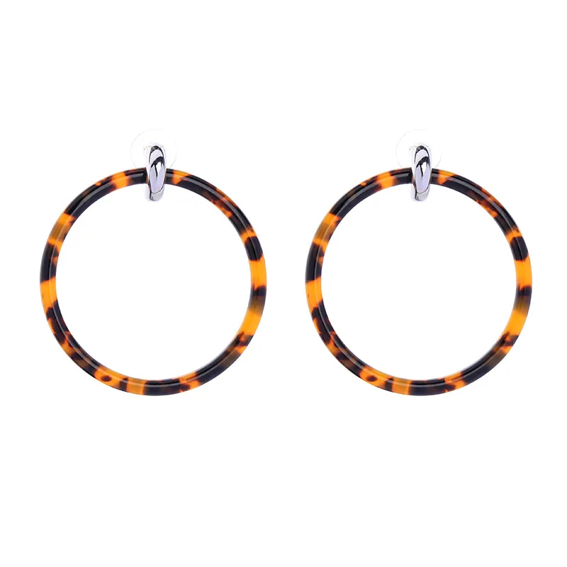 

Joolim Jewelry Wholesale/Resin Round Hoop Earring 2 in 1 Convertible Earring High End Earring